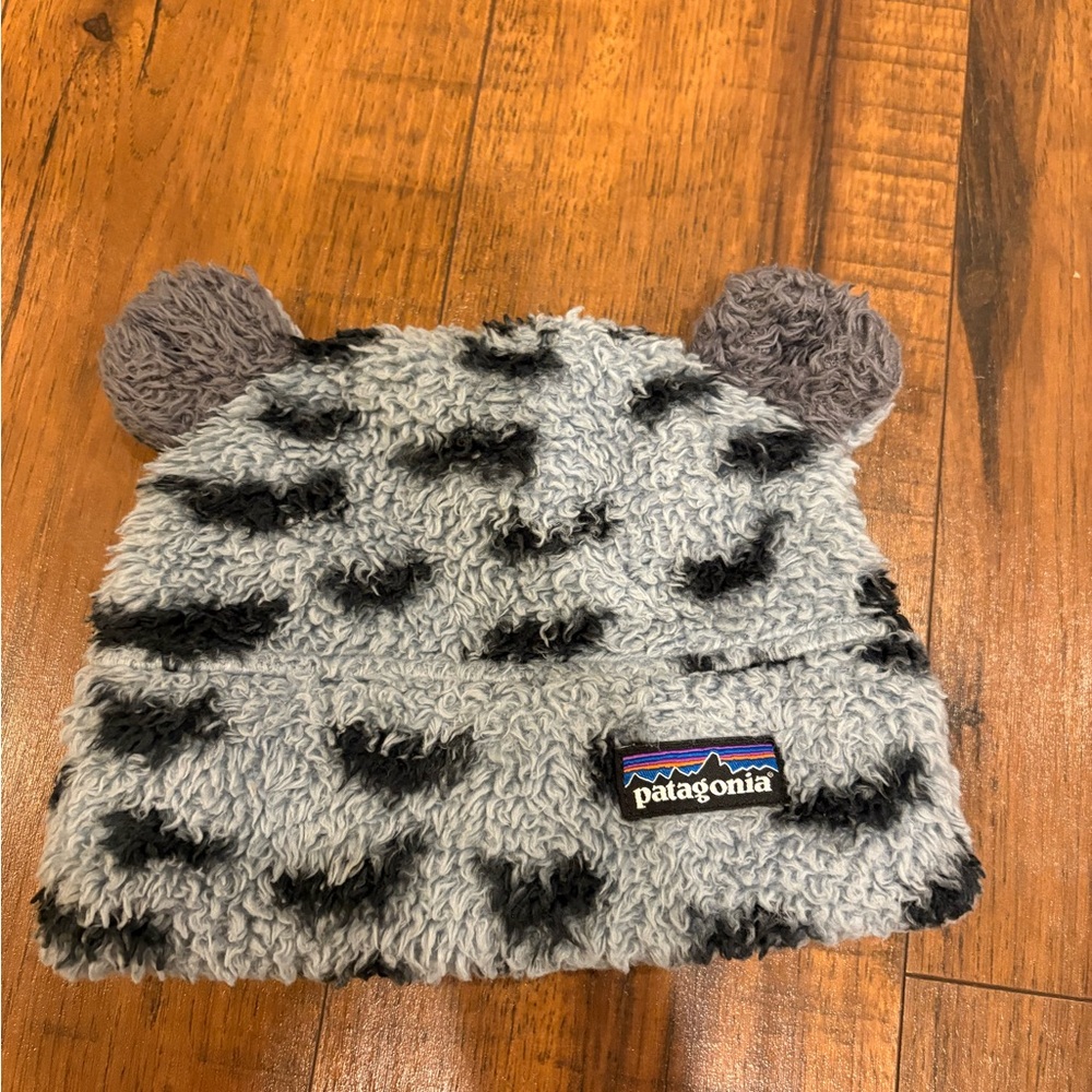 Patagonia Gray and Black Kids Hat
